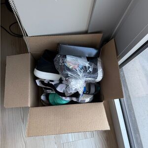 Reebok Black and White Athletic Shoes